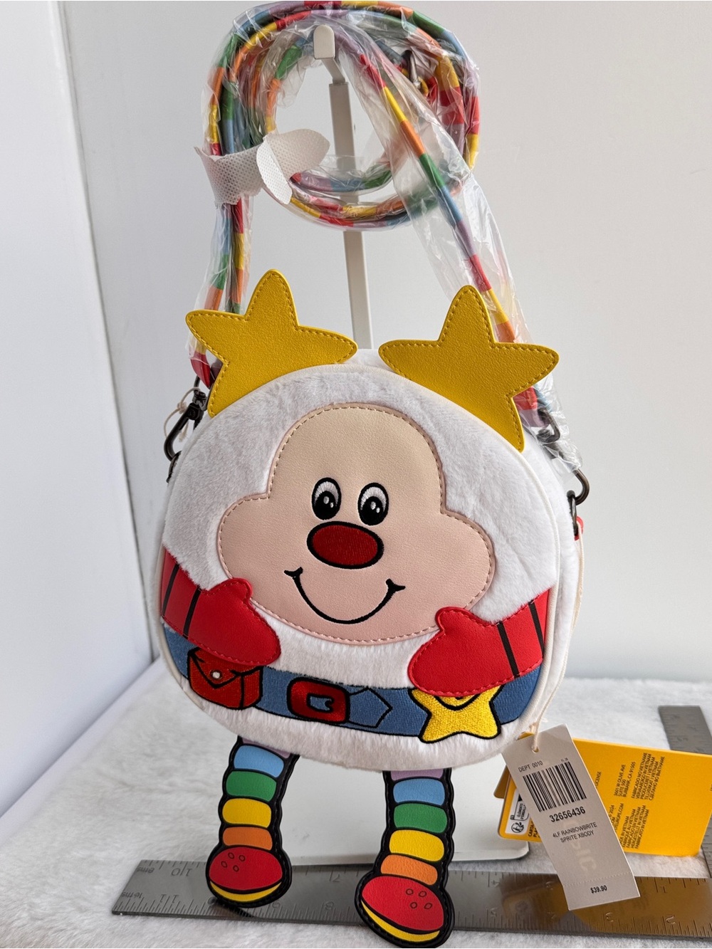 NWT Rainbow Brite crossbody bag